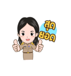 funny teacher (animation)（個別スタンプ：15）