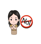 funny teacher (animation)（個別スタンプ：19）
