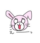 お困りうさぎ。（個別スタンプ：21）