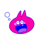 ピンクのねこくん（個別スタンプ：8）