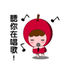 Apple ＆ magical Bean（個別スタンプ：9）