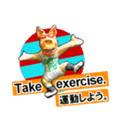ほっこりざっくりお茶目な3Dぶたピグトン（個別スタンプ：22）