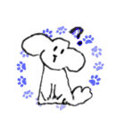 白いトイプードルのリオンくん（個別スタンプ：2）