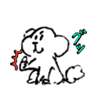 白いトイプードルのリオンくん（個別スタンプ：5）