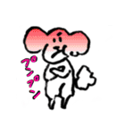 白いトイプードルのリオンくん（個別スタンプ：18）