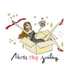 My Chopstick Girl x Happy Holidays（個別スタンプ：15）