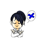 ポニテっ子日和（個別スタンプ：3）