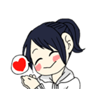 ポニテっ子日和（個別スタンプ：9）