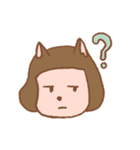 女の子と猫（個別スタンプ：4）