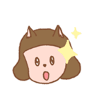 女の子と猫（個別スタンプ：5）