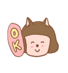 女の子と猫（個別スタンプ：7）