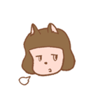 女の子と猫（個別スタンプ：9）
