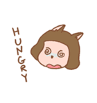 女の子と猫（個別スタンプ：16）