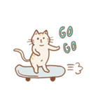 女の子と猫（個別スタンプ：24）