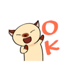 おしゃべりなシャム猫（個別スタンプ：19）