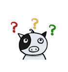 KuKu Girl ＆ KuKu Pig（個別スタンプ：3）