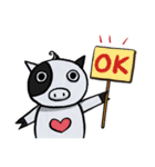 KuKu Girl ＆ KuKu Pig（個別スタンプ：5）