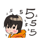 Boy and the Cat（個別スタンプ：25）