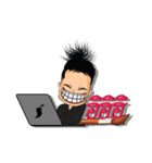 crazy artist（個別スタンプ：16）
