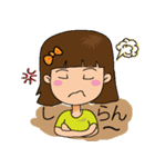 Girl sticker (Japanese Version Mix)（個別スタンプ：4）