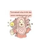 Azmeela Hijab : Happy Shopping（個別スタンプ：5）