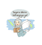 Azmeela Hijab : Happy Shopping（個別スタンプ：10）