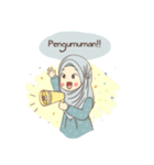 Azmeela Hijab : Happy Shopping（個別スタンプ：12）
