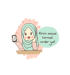 Azmeela Hijab : Happy Shopping（個別スタンプ：15）