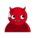 赤い悪魔（個別スタンプ：3）