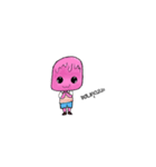 ice cream pink（個別スタンプ：8）