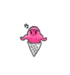 ice cream pink（個別スタンプ：9）