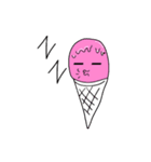 ice cream pink（個別スタンプ：12）