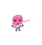 ice cream pink（個別スタンプ：13）