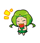 パクチー娘（個別スタンプ：1）