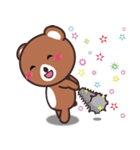 Water Drops Bear - Hubert（個別スタンプ：12）