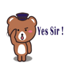 Water Drops Bear - Hubert（個別スタンプ：22）