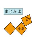 前衛的な中島のスタンプ（個別スタンプ：17）