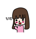 Straight eyebrows（個別スタンプ：3）