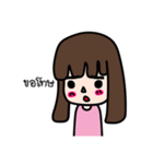 Straight eyebrows（個別スタンプ：9）