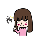 Straight eyebrows（個別スタンプ：12）