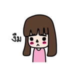 Straight eyebrows（個別スタンプ：15）