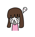 Straight eyebrows（個別スタンプ：22）