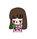 Straight eyebrows（個別スタンプ：31）