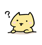 ねこさんとわわんさん（個別スタンプ：1）