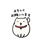 ねこさんとわわんさん（個別スタンプ：34）