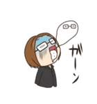 センター分けメガネ君（個別スタンプ：19）