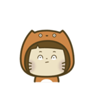 Yuk ＆ Cat（個別スタンプ：11）