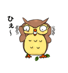 フクロウで一言（個別スタンプ：25）