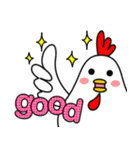 Have good year ！！ with chickens ！！ ^0^（個別スタンプ：6）