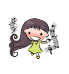 little scarf girl（個別スタンプ：2）